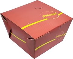 1000 pçs Embalagem Batata Recheada / Porções Delivery - Linha Vermelha