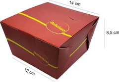 Imagem do 1000 pçs Embalagem Batata Recheada / Porções Delivery - Linha Personalizado
