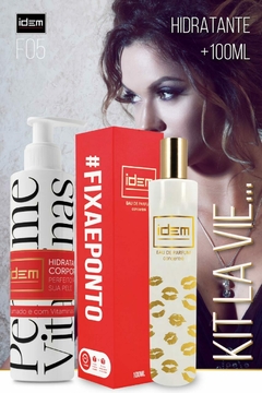 KIT Promocional F05 - Hidratante + Perfume - Insp. La Vie - IDEM PERFUMES: O Perfume que Fixa e Ponto.