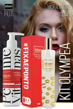 KIT Promocional F07 - Hidratante + Perfume - Insp. Olympéa - IDEM PERFUMES: O Perfume que Fixa e Ponto.