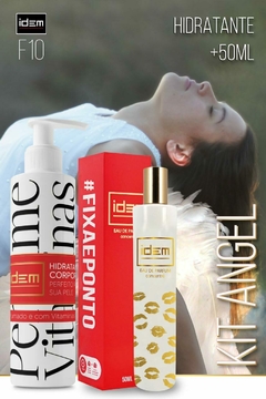 KIT Promocional F10 - Hidratante + Perfume - Insp. Angel na internet