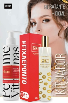 KIT Promocional F12 - Hidratante + Perfume - Insp. J´Adore - IDEM PERFUMES: O Perfume que Fixa e Ponto.