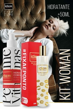 KIT Promocional F34 - Hidratante + Perfume - Insp. Woman na internet