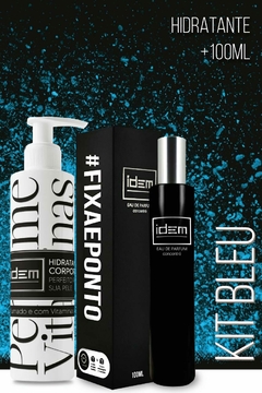 KIT Promocional M11 - Hidratante + Perfume - Insp. Bleu - IDEM PERFUMES: O Perfume que Fixa e Ponto.