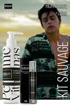 KIT Promocional M18 - Hidratante + Perfume - Insp. Sauvage - comprar online