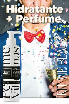 KIT Promocional M34 - Hidratante + Perfume - Insp. 212 VIP BLACK