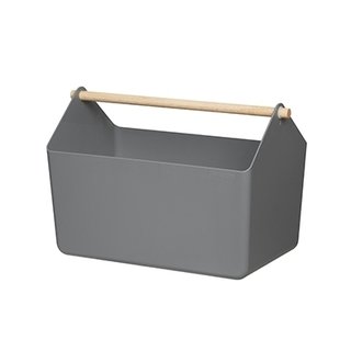 Organizador Wooden Handle Basket Grafito 271277