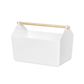 Organizador Wooden Handle Basket Blanco 271278