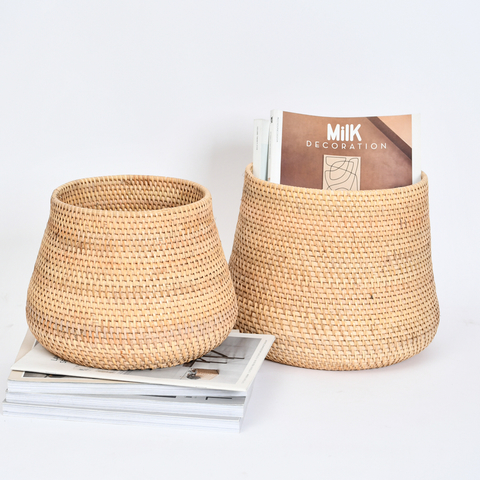 Canasto Rattan Indiana chico AKA0264A - comprar online