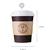 Cesto Blanco Mini Coffee Cup Trash 271057 - ORGANIZZA