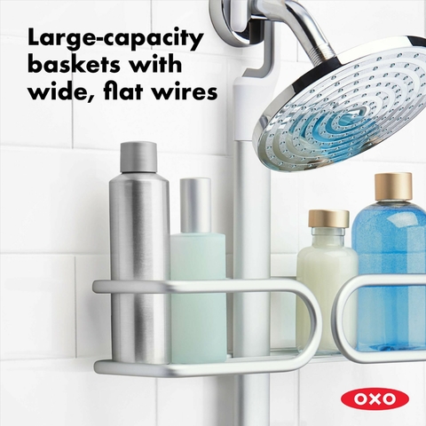 Organizador de ducha OXO aluminio 297000 - ORGANIZZA