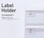 Rotulos Label Holder small set x 4 uni LKLHSX4 - comprar online
