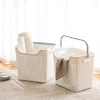 Contenedor Laundry Basket blanco 271171 - ORGANIZZA