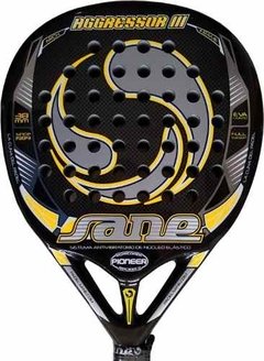 Paleta Padel Sane Aggressor Iii Carbon 3k + Funda + Grip