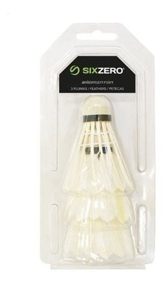 Plumas De Ganzo Sixzero Badminton X 3 - comprar online