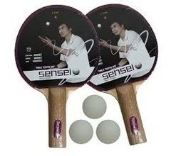 Set Ping Pong Sensei | 2 Paletas + 3 Pelotas