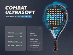 Paleta padel NB Combat Ultra Soft importada + Regalos! en internet