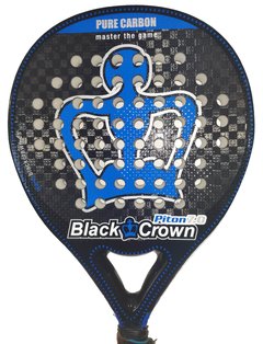 Paleta Padel Paddle Black Crown Piton 7.0