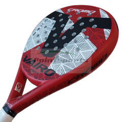 Paleta Padel Paddle Vairo 6.3 Cromo + Grip + Protector - tienda online