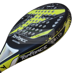 Paleta De Padel Top Force Solid Carbon Eva + Grip + Protector - comprar online