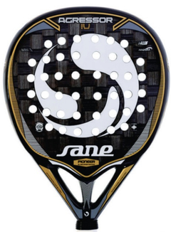 Paleta Padel Sane Aggressor IV HCT Textreme + Inn + Funda