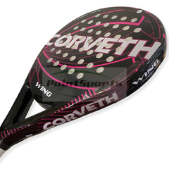 Paleta Paddle Padel Corveth Wing Carbon Eva soft Rosa + Regalos! - comprar online