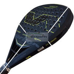 Paleta Padel Varlion Cañon Carbon TI Difusor Black - comprar online