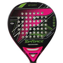 Paleta Padel Top Force Storm Abrassive Carbon Foam