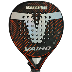 Paleta Padel Paddle Vairo Blck Carbon Hybrid+ Grip + Protector