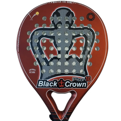 Paleta Padel Paddle Black Crown Piton 10 Importada
