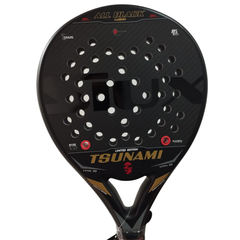 Paleta Padel Siux Tsunami All Black Carbon