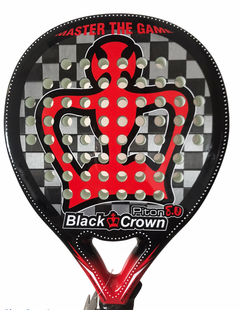 Paleta Padel Paddle Black Crown Piton 8.0