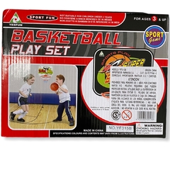 Aro basquet plegable juguete niños + pelota blanda - POINTSPORTS