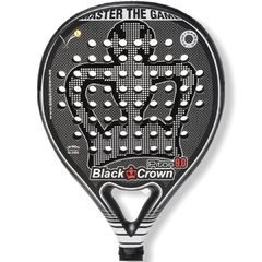 Paleta Padel Paddle Black Crown Piton 9.0 Importada