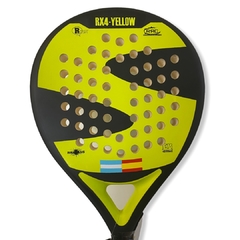 Paleta Padel Softee RX4 Amarilla Importada