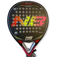 Paleta padel NB Combat Ultra Soft Nar/Ama importada + Regalos!