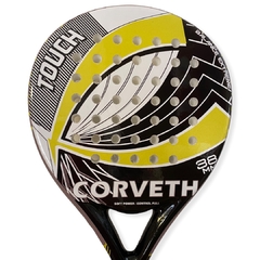 Paleta Paddle Padel Corveth Touch Eva Soft Amarilla + Regalos!