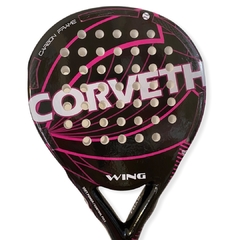 Paleta Paddle Padel Corveth Wing Carbon Eva soft Rosa + Regalos!