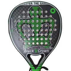 Paleta Padel Paddle Black Crown Piton Attack 12k+