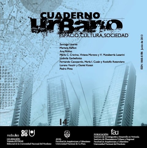 CUADERNO URBANO 14 - ESPACIO, CULTURA, SOCIEDAD - Editorial Nobuko Diseño