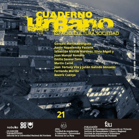 CUADERNO URBANO 21 - ESPACIO, CULTURA, SOCIEDAD - Editorial Nobuko Diseño