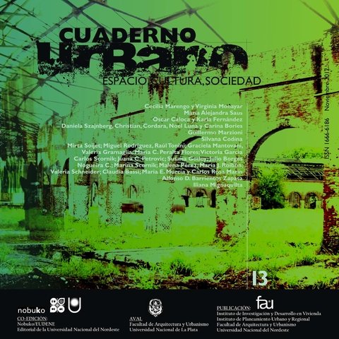 CUADERNO URBANO 13 - ESPACIO, CULTURA, SOCIEDAD - Editorial Nobuko Diseño