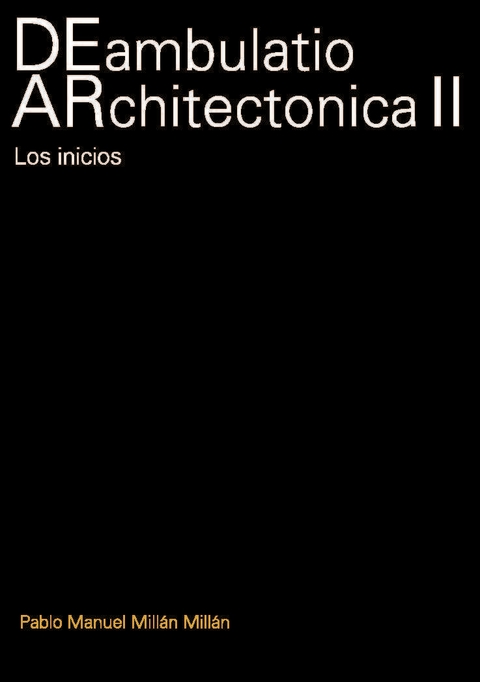 Deambulatio Architectónica 2 - Editorial Nobuko Diseño