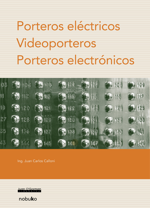 PORTEROS ELECTRICOS VIDEOPORTEROS PORTEROS ELECTRONICOS - Editorial Nobuko diseño