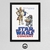 Star Wars r2d2 and c3po Band Retro Poster Original Cine Classic 40x50 Mad