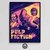 Cuadro Pulp Fiction Tarantino Pelicula Retro Cine 30x40 Slim