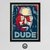 Cuadro The Big Lebowski Poster Vintage Deco Cine 40x50 Mad en internet