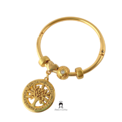 Bracelete Árvore da Vida Dourada