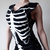 Remera Corset Skeleton Long