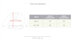 Blusa Candelaria - tienda online